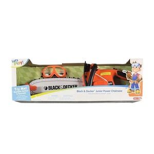 Black and Decker Junior Power Chainsaw - Child Toy Electronic 17" - New!